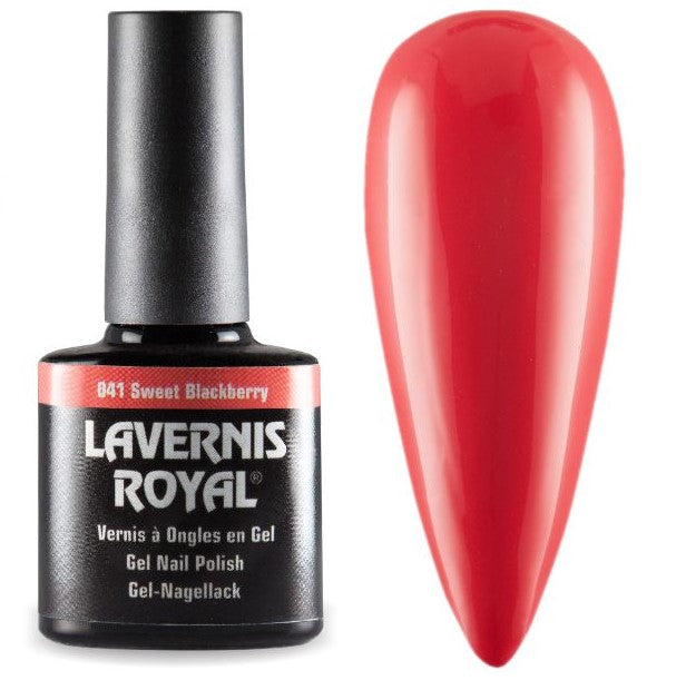 LAVERNIS ROYAL GEL NAGELLACK - 041 SWEET BLACKBERRY Gellack Shellack UV-Nagellack UV Gel Polish Vernis a Ongles en Gel Soakoff Soak-Off UV Gellack beeren rosa