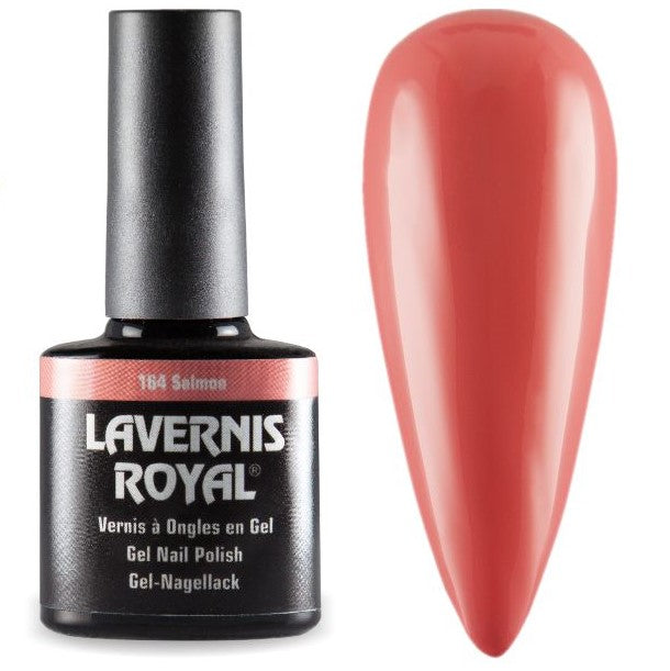 LAVERNIS ROYAL GEL NAGELLACK - 164 SALMON Gellack Shellack UV-Nagellack UV Gel Polish Vernis a Ongles en Gel Soakoff Soak-Off UV Gellack lachs lacs rose saumon