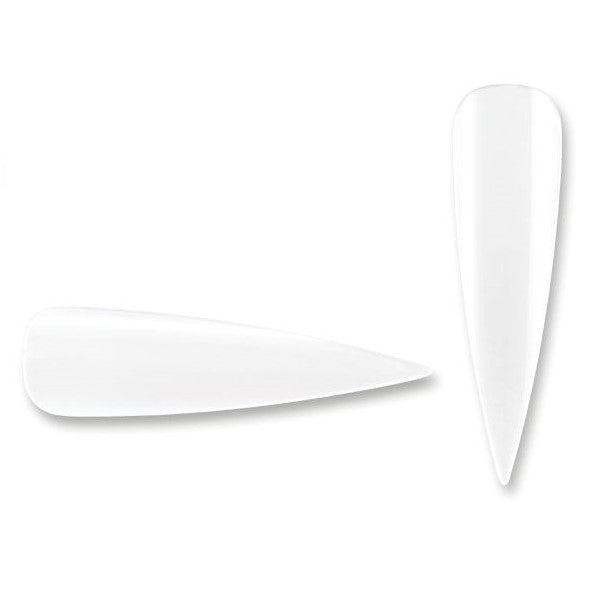 Stiletto Tips klar transparent 45 lang zur Präsentation Show Austellung Nail Art Handmade Airbrush Onestroke One-Stroke Malerei nailfun nailfunshop 001
