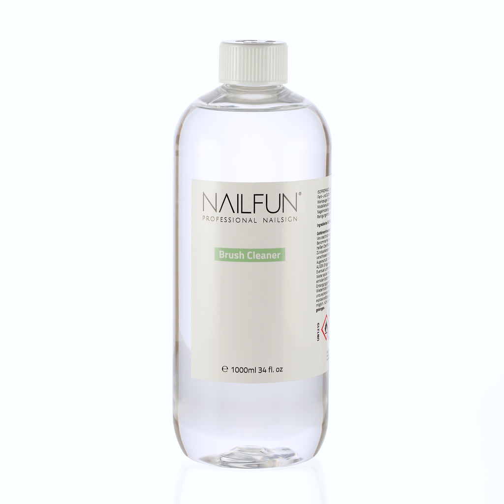 Brush Cleaner 1000ml = 1 Liter - Pinselreiniger für Pinsel und Werkzeuge nailfun nailfunshop Kosmetischer Kosmetikpinsel Reiniger Druckkopfreiniger Tintenlöser