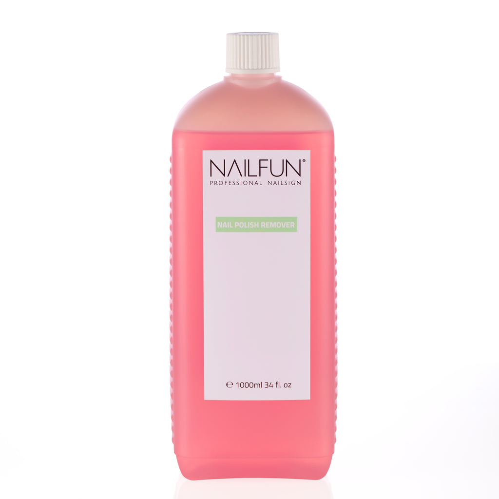 1 Liter Nagellackentferner ACETONFREI mit Erdbeerduft - NAIL POLISH REMOVER