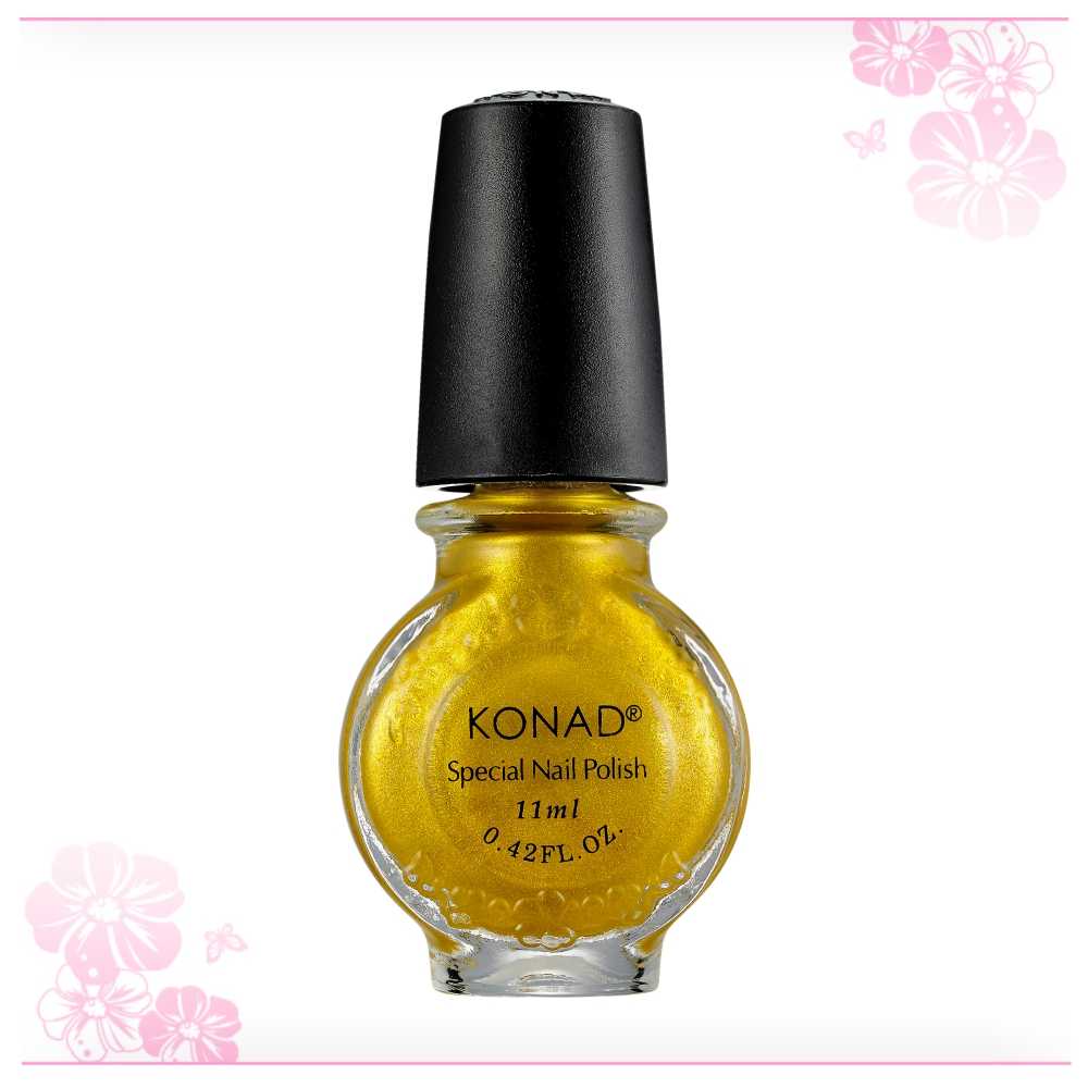 Konad Stampinglack Lack Nail Polish Large Nail gold 11ml S04 695672
