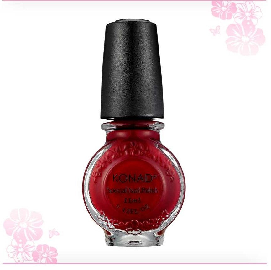 Konad Stampinglack Lack Nail Polish Large Nail wine red weinrot 11ml S16 691285