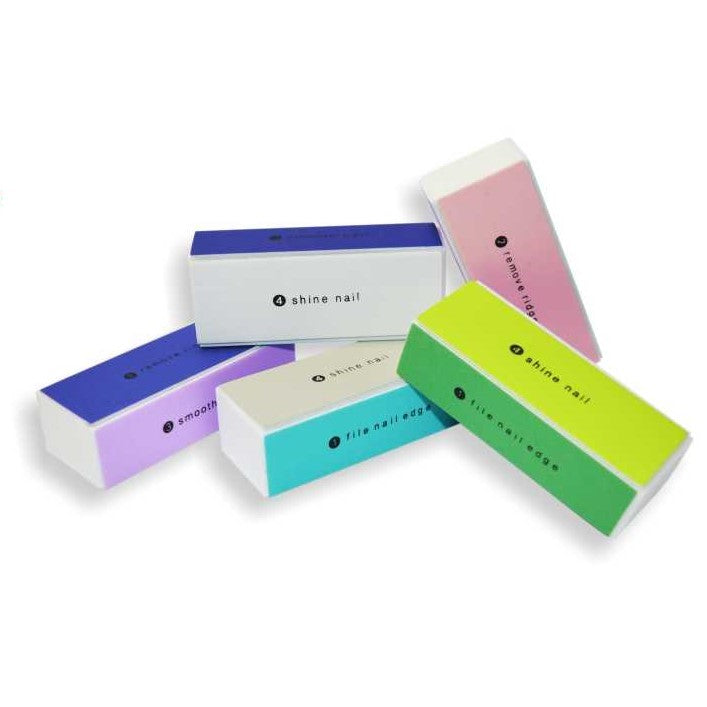 Profi Polierblock Buffer der neuen Generation mit 4 Feil- und Polierflächen - NAILFUN